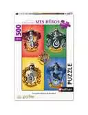 Nathan puzzle 500 p - Les quatre blasons de Poudlard / Harry Potter Puzzle Nathan;Puzzle adulte - Ravensburger