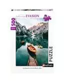 Puzzle N 500 p - Les barques du lac de Braies, Italie Puzzle Nathan;Puzzle adulte - Ravensburger