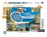 Puzzle N 1500 p - Carte postale de La Réunion Puzzle Nathan;Puzzle adulte - Ravensburger
