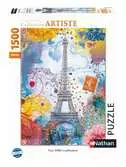 Puzzle N 1500 p - Tour Eiffel multicolore Puzzle Nathan;Puzzle adulte - Ravensburger