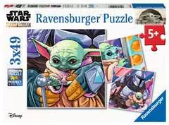 Puzzle, The Mandalorian: Baby Yoda, 3x49 Pezzi, Età Consigliata 5+ - immagine 1 - Clicca per ingrandire