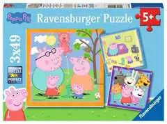 Puzzles 3x49 p - La famille et les amis de Peppa Pig - Image 1 - Cliquer pour agrandir
