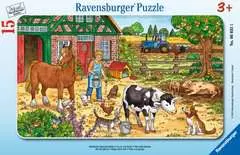 Puzzle cadre 15 p - La vie à la ferme - Image 1 - Cliquer pour agrandir
