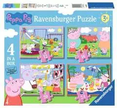 Ravensburger Peppa Pig 4 in a Box (12, 16, 20, 24pc) Jigsaw Puzzles - image 1 - Click to Zoom