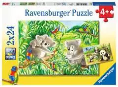 Puzzle, Dolci Koala e Panda, 2x24 Pezzi, Età Consigliata 4+ - immagine 1 - Clicca per ingrandire