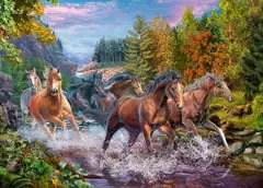 Ravensburger Rushing River Horses XXL 100pc Jigsaw Puzzle - image 2 - Click to Zoom
