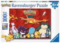 Puzzle 100 p XXL - Mes Pokémon préférés - Image 1 - Cliquer pour agrandir