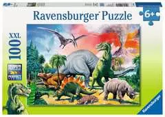 Puzzle dla dzieci 2D: Dinozaury 100 elementów - Zdjęcie 1 - Kliknij aby przybliżyć