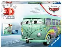 Ravensburger Disney Pixar Cars Filmore - VW T1 Camper Van, 162pc 3D Jigsaw Puzzle - bilde 1 - Klikk for å zoome