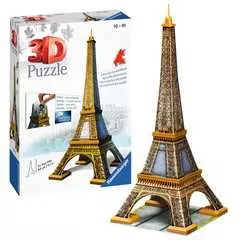 Eiffel Tower Building 3D Puzzle, 216pc - bild 3 - Klicka för att zooma