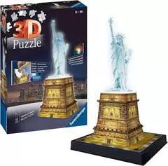 Ravensburger Statue of Liberty - Night Edition, 108pc 3D Jigsaw Puzzle - image 3 - Click to Zoom