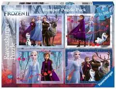 Puzzle, Frozen 2, Puzzle 4x100 Pezzi, Bumper Pack, Età Consigliata 5+ - immagine 1 - Clicca per ingrandire