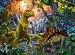 Puzzle 100 p XXL - L'oasis des dinosaures - Image 2 - Cliquer pour agrandir