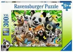 Puzzle 300 p XXL - Le selfie des animaux sauvages - Image 1 - Cliquer pour agrandir