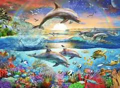Puzzle 300 p XXL - Le paradis des dauphins - Image 2 - Cliquer pour agrandir