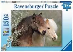 Puzzle 150 p XXL - Magnifiques chevaux - Image 1 - Cliquer pour agrandir