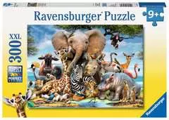 Puzzle dla dzieci 2D: Afrykańskie zwierzaki 300 elementów - Zdjęcie 1 - Kliknij aby przybliżyć