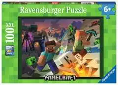 Puzzle 100 p XXL - Monstres de Minecraft - Image 1 - Cliquer pour agrandir