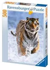 Puzzle, Tigre sulla neve, Puzzle 500 Pezzi - immagine 1 - Clicca per ingrandire