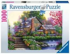 Puzzle 2D 1000 elementów: Romantyczny domek na wsi - Zdjęcie 1 - Kliknij aby przybliżyć