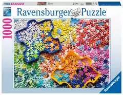 Puzzle 2D 1000 elementów: Kolorowe częsci puzzli - Zdjęcie 1 - Kliknij aby przybliżyć