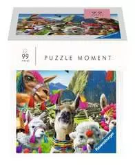 Puzzle Moment 99 p - Lamas - Image 1 - Cliquer pour agrandir