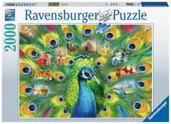 Puzzle 2000 p - Le pays du paon - Image 1 - Cliquer pour agrandir