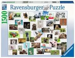Collage di animali divertenti, Puzzle 1500 Pezzi, Puzzle per Adulti - immagine 1 - Clicca per ingrandire