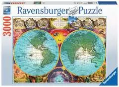 Puzzle 2D 3000 elementów: Antyczna mapa świata - Zdjęcie 1 - Kliknij aby przybliżyć