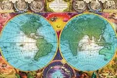 Puzzle 2D 3000 elementów: Antyczna mapa świata - Zdjęcie 2 - Kliknij aby przybliżyć