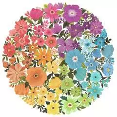 Round puzzle Circle of colors Flowers - image 2 - Click to Zoom