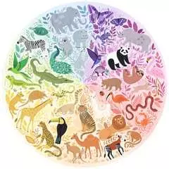 Round puzzle Circle of colors Animals - image 2 - Click to Zoom