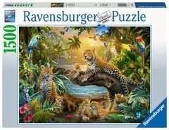 Puzzle 1500 p - Léopards dans la jungle - Image 1 - Cliquer pour agrandir