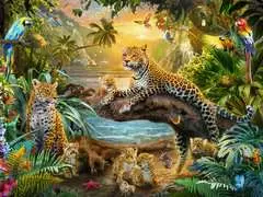 Puzzle 1500 p - Léopards dans la jungle - Image 2 - Cliquer pour agrandir