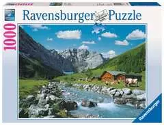 Puzzle 2D 1000 elementów: Karwendelgebirge, Austria - Zdjęcie 1 - Kliknij aby przybliżyć