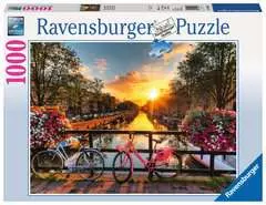 Puzzle 1000 p - Vélos à Amsterdam - Image 1 - Cliquer pour agrandir