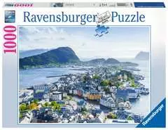 Puzzle 1000 Pezzi, Vista Su Ålesund, Collezione Paesaggi, Puzzle per Adulti - immagine 1 - Clicca per ingrandire