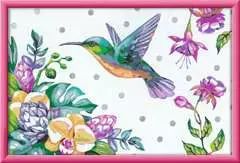 Numéro d'art - grand - Colibri et fleurs exotiques - Image 2 - Cliquer pour agrandir