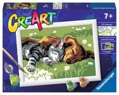 CreArt Spící pes a kočka - obrázek 1 - Klikněte pro zvětšení