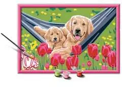 Numéro d'Art grand Labradors et tulipes - Image 3 - Cliquer pour agrandir