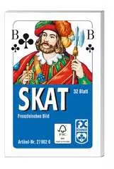 Klassisches Skatspiel, Französisches Bild, 32 Karten in der Faltschachtel - Bild 1 - Klicken zum Vergößern