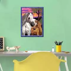 Numéro d'art - moyen - Chevaux au coucher de soleil - Image 5 - Cliquer pour agrandir