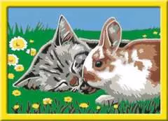 Numéro d'art - petit - Chaton et son compagnon le lapin - Image 2 - Cliquer pour agrandir