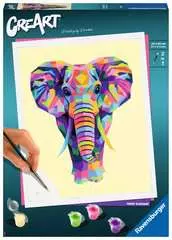 CreArt, Elefante, Pintar por números para adultos - imagen 1 - Haga click para ampliar