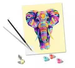 CreArt, Elefante, Pintar por números para adultos - imagen 4 - Haga click para ampliar