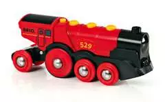 Locomotive Rouge Puissante à piles - Image 5 - Cliquer pour agrandir