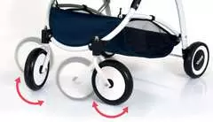 BRIO Puppenwagen Spin blau mit Schwenkrädern - Bild 11 - Klicken zum Vergößern