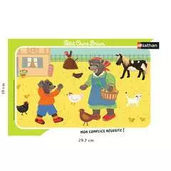 Nathan puzzle cadre 15 p - Petit Ours Brun à la ferme - Image 3 - Cliquer pour agrandir