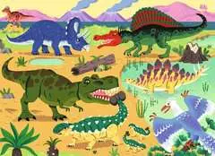 Puzzle 60 p - Les dinosaures du Crétacé - Image 2 - Cliquer pour agrandir