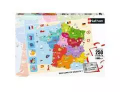 Nathan puzzle 250 p - Carte de France - Image 1 - Cliquer pour agrandir
